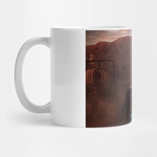 Night Watch Vintage Look Cowboy Art Mug